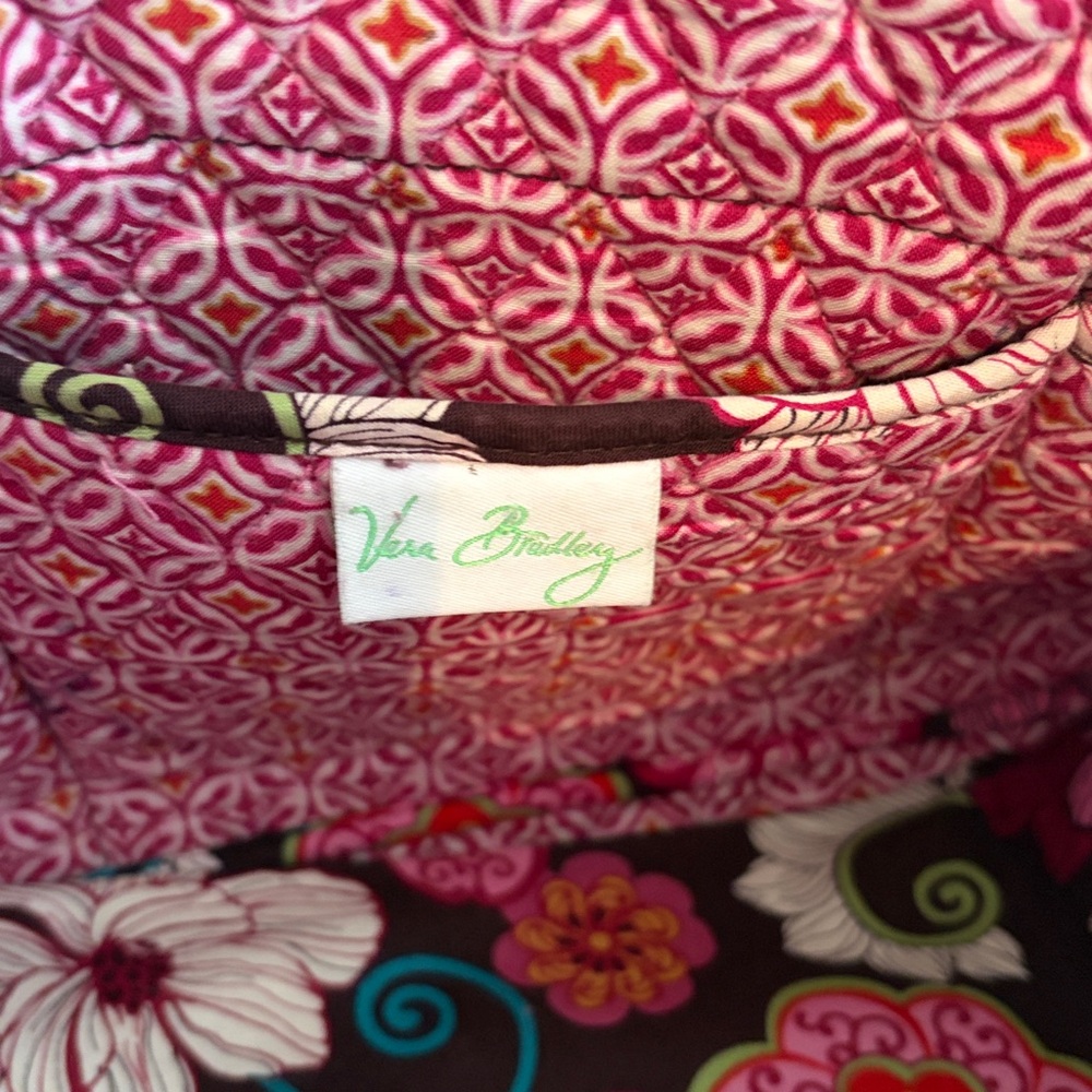 Vera Bradley Floral Patterned Tote Bag - Picture 9 of 12